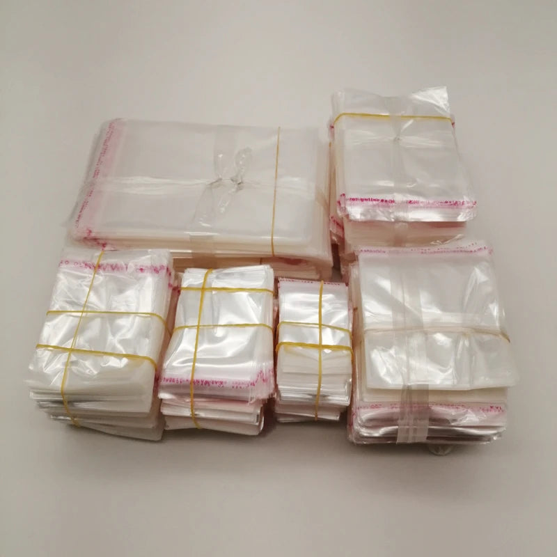 Clear Self Adhesive Cellophane Bags for Jewelry Packaging