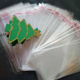 1000pcs Transparent Self Adhesive Seal Plastic Bags OPP Poly Self Sealing