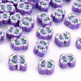 1000pcs Butterfly Shape Polymer Clay Beads for Jewelry Making