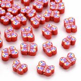 1000pcs Butterfly Shape Polymer Clay Beads for Jewelry Making