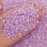 1000pcs Acrylic Flower Nail Decorations 3D Nail Art Parts Gems Mixed Size Charms