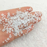1000pcs Acrylic Flower Nail Decorations 3D Nail Art Parts Gems Mixed Size Charms
