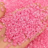 1000pcs Acrylic Flower Nail Decorations 3D Nail Art Parts Gems Mixed Size Charms