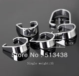 1000pcs 13mm Buffing Stainless Steel Clasp & Hooks for Jewelry DIY Pendant