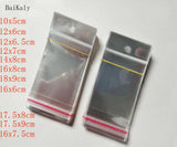 1000pcs Clear Self Adhesive Seal Plastic Bags Resealable Cellophane Poly
