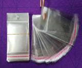 1000pcs Clear Self Adhesive Seal Plastic Bags Resealable Cellophane Poly