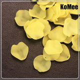 1000pcs Red Acrylic Petal Leaves Beads 15mm Pendant Jewelry Making
