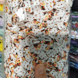 1000pcs 10mm Cartoon Mask Resin Sticker Flat Finger Scrapbook Nail Slices