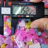 Resin Candy Heart Rabbit Beads for Jewelry Making