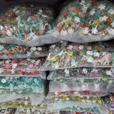 1000pcs 14mm Candy Mini Flower Beads Sticker Nail Jewelry Making Accessory