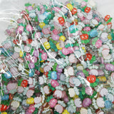1000pcs 14mm Candy Mini Flower Beads Sticker Nail Jewelry Making Accessory