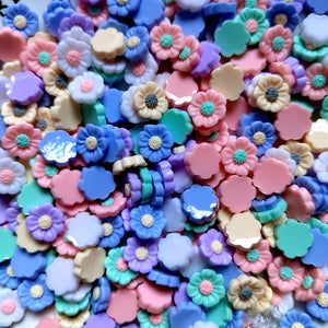 1000pcs Multicolored Flower Sticker DIY Scrapbook Jewelry Accessories