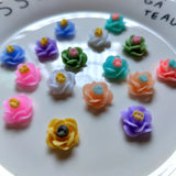 1000pcs Multicolored Flower Sticker DIY Scrapbook Jewelry Accessories