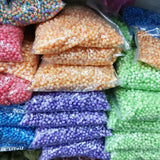 1000pcs 6mm Rainbow Striped Round Beads DIY Jewelry Making