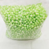 1000pcs 6mm Rainbow Striped Round Beads DIY Jewelry Making
