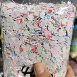 1000pcs DIY Resin Cartoon Lollipop Sticker Flat Finger Scrapbook Nail Jewelry