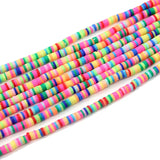 1000strip/Lot 4mm Polymer Clay Spacer Beads for Jewelry Making