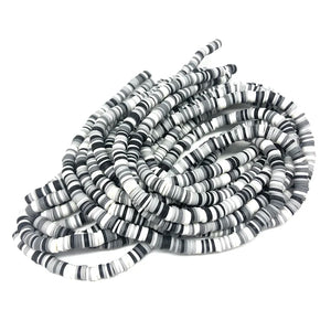 1000strip/Lot 6mm Polymer Clay Spacer Beads Jewelry Making