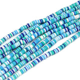 1000strip/Lot 6mm Polymer Clay Spacer Beads Jewelry Making