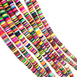 1000strip/Lot 6mm Polymer Clay Spacer Beads Jewelry Making