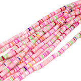 1000strip/Lot 6mm Polymer Clay Spacer Beads Jewelry Making