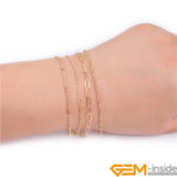 14K Gold Filled Rope Chain Necklace Bracelet Jewelry Making Findings
