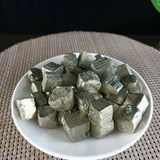 100G Natural Pyrite Crystal Fool Mineral Specimen Ore Strange Stone Decoration