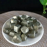100G Natural Pyrite Crystal Fool Mineral Specimen Ore Strange Stone Decoration