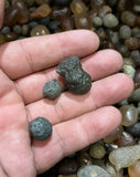 100G Raw Gemstone Natural Alxa Gobi Agate Sugar Heart Vein Stone