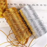 100M DIY Silver Rope String Macrame Cord Sewing Twine Home Decoration