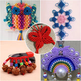 100M 1.5mm Nylon Macrame Chinese Knotting Cord Thread