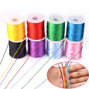 100M 1.5mm Nylon Macrame Chinese Knotting Cord Thread