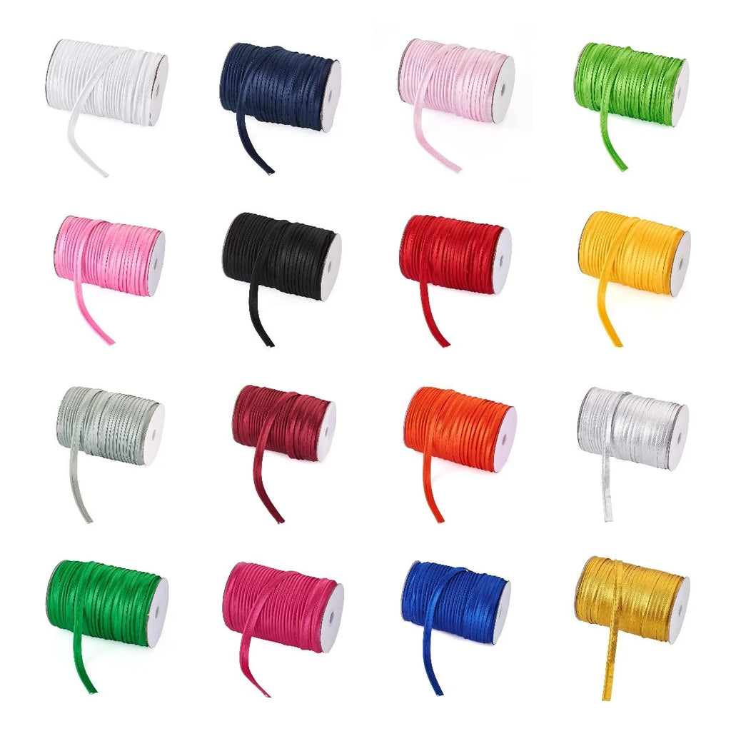 100M 11mm Flat Polyester Ribbons DIY Party Decoration Sewing Jewelry Making