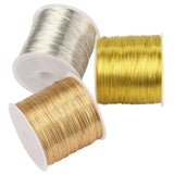 100M/Roll Silver Copper Wire for DIY Bracelet Necklace Colorfast Beading