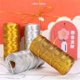 100M/Roll Silver Metallic Twine String Strap Thread DIY Sewing Accessories