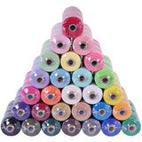 100M 2mm Macrame Cord Rope Cotton Thread String Crafts DIY Sewing Wall Hangings