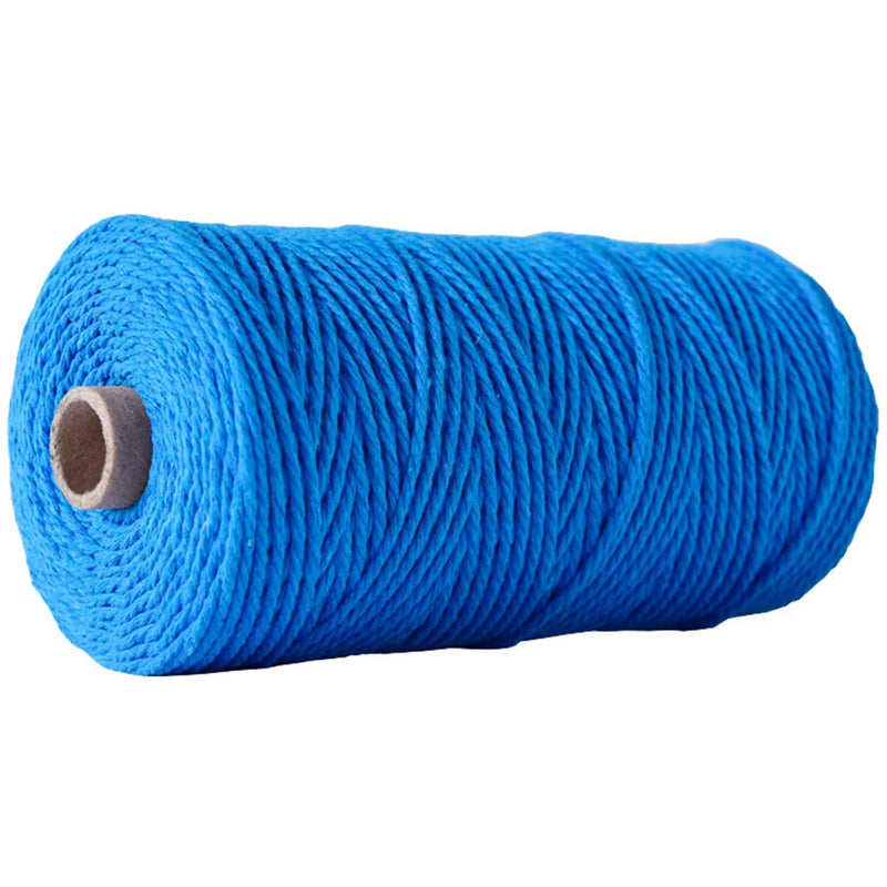 100M 2mm Macrame Cord Rope Cotton Thread String Crafts DIY Sewing Wall Hangings
