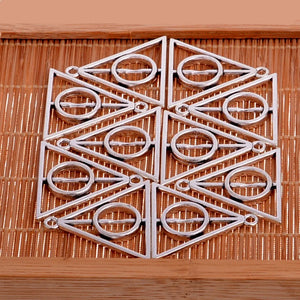 100PC/Lot Triangle Charms Pendants DIY Jewelry Making Finding