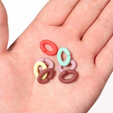 100PC 16x12mm Acrylic Link Chain Charms for Earring Bag Bracelet