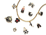 100PC/lot Mix Styles Pendant Charms DIY Jewelrys Bracelet Necklace