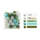 100PCS Silicone Teething Beads Baby Nursing Necklace Food Chew BPA Teether