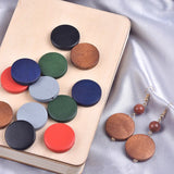 100PCS Wooden Beads Pendant DIY Jewelry Making