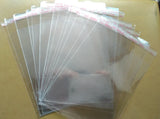 100PCS 13*20cm Clear Resealable Cellophane/BOPP/Poly Bags