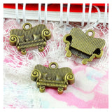 100pcs 17*14mm Antique Bronze Sofa Charms Pendants