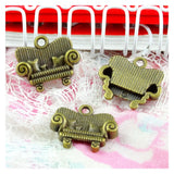 100pcs 17*14mm Antique Bronze Sofa Charms Pendants