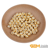100PCS 18 Yellow Hypoallergenic Spacer Beads Jewelry Making 2.5mm-8mm