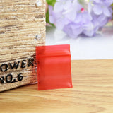 100PCS 2.5x3.5CM Zip Lock Bags Red Poly Bag Reclosable Plastic Small Baggies