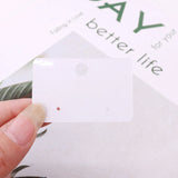 100PCS Blank Stud Earring HangTag Card Jewelry Display Card