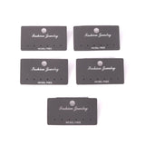 100PCS Gray Plastic Jewelry Display Earring Cards
