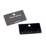 100PCS Gray Plastic Jewelry Display Earring Cards